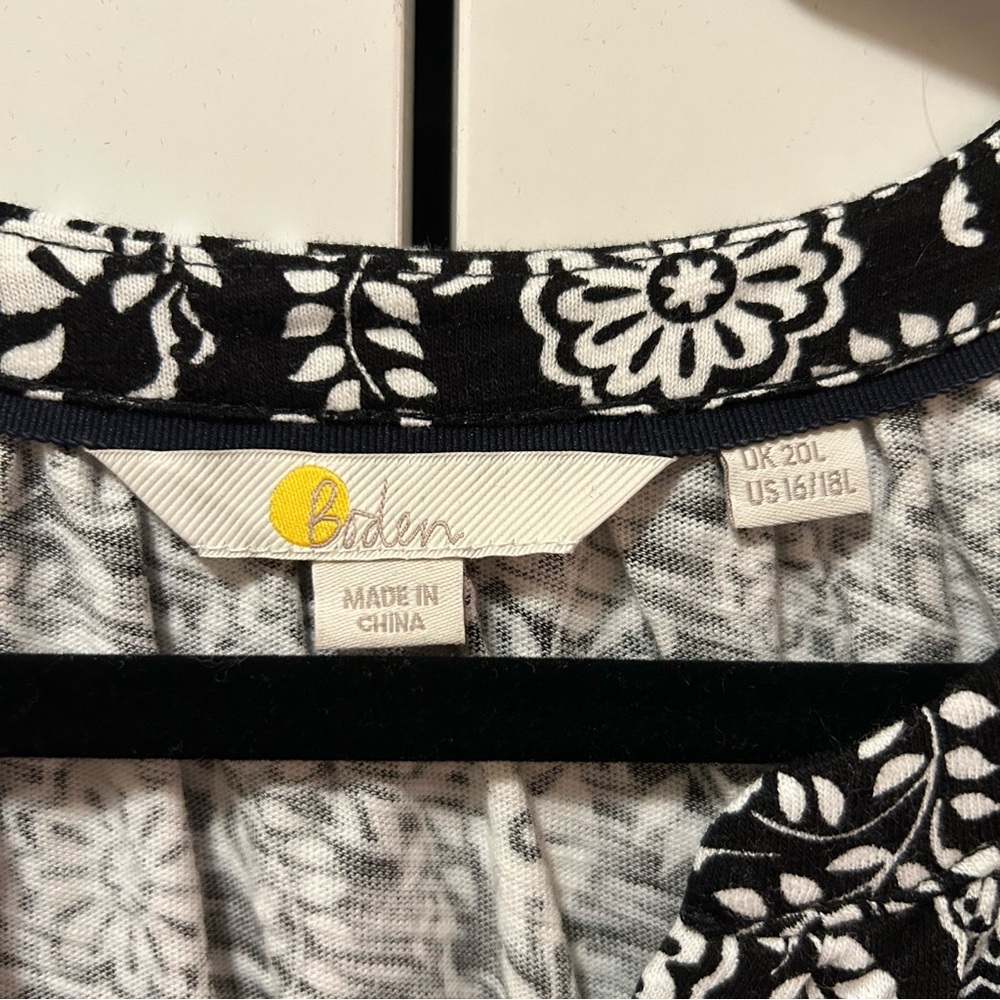 Boden Notch Neck Jersey Dress, 16L, EUC - Picture 6 of 8